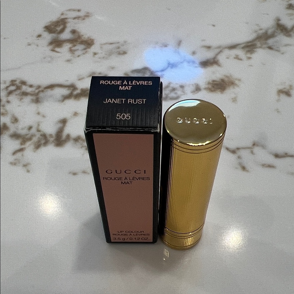 Gucci Rouge A Levres Mat Lipstick- 505 Janet Rust